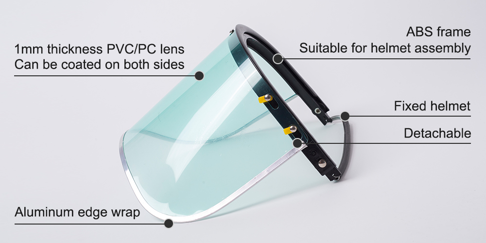 ST03-YY704 PVC FACE SHIELD