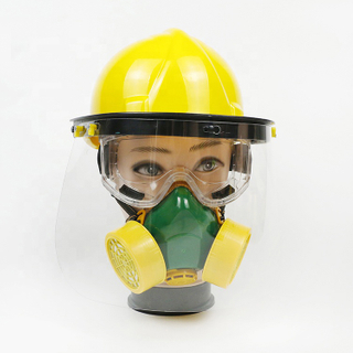 ST03-YY117 SAFETY CONSTRUCTION HELEMT WITH FACE SHILED