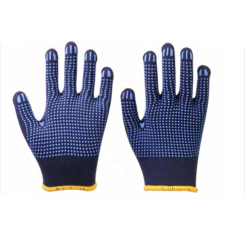 ST04-YY616 PVC DOTTED COTTON GLOVE