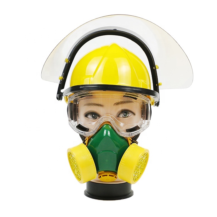 ST03-YY117 SAFETY CONSTRUCTION HELEMT WITH FACE SHILED